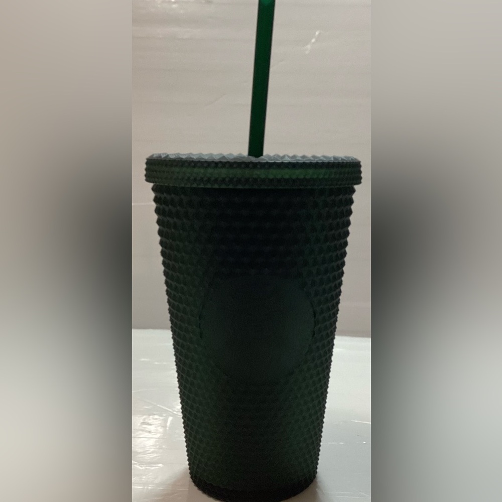 Starbucks Green Textured Tumbler with Straw